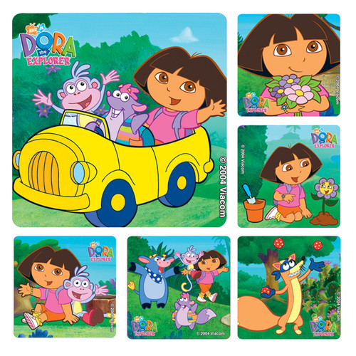 Kids Stickers Disney Dora The Explorer 100/Box