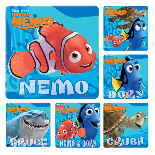 Kids Stickers Finding Nemo 100/Box
