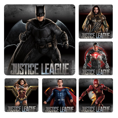 Kids Stickers Justice League 100/Box