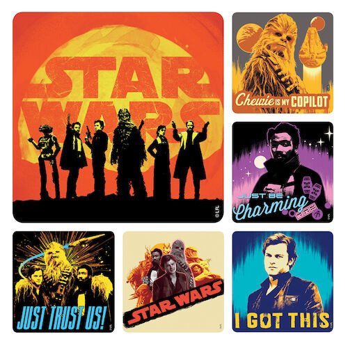 Assorted Stickers A Star Wars Story, 100/Roll, PS664