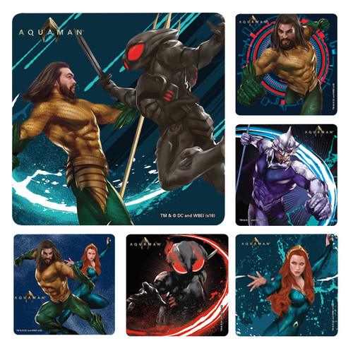 Kids Stickers Aquaman 100/Box