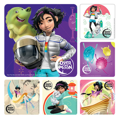 Kids Stickers Over The Moon 100/Box