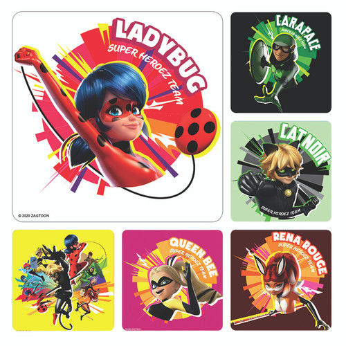 Kids Stickers Miraculous 100/Box