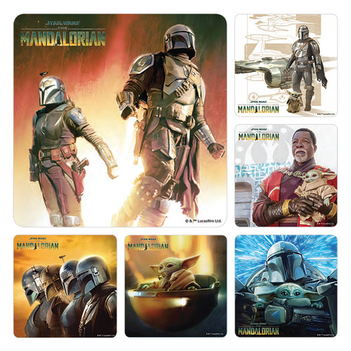 Kids Stickers Mandalorian Season 3 100/Box