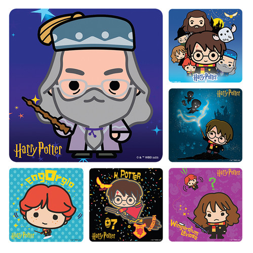 Kids Stickers Harry Potter Chibi Style 100/Box