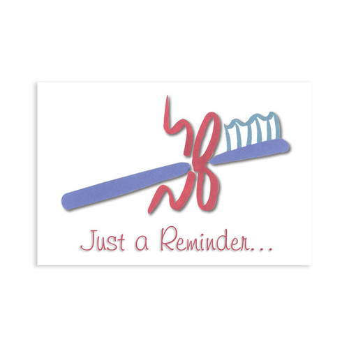 Just A Reminder Postcard 4-Up 200/Box