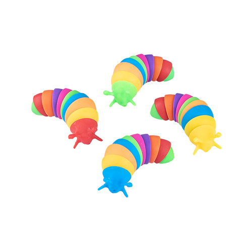 Kids Toys Rainbow Slug Assortment 36/Box