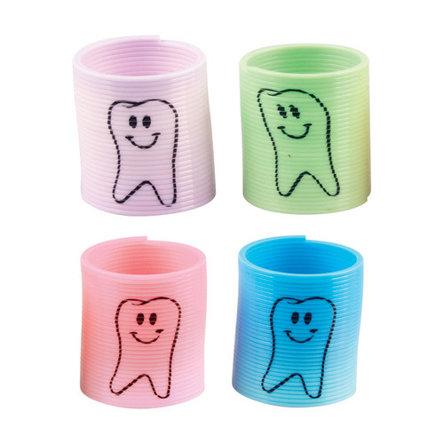 Kids Toys 2" Tooth Spring-Assorted 48/Box
