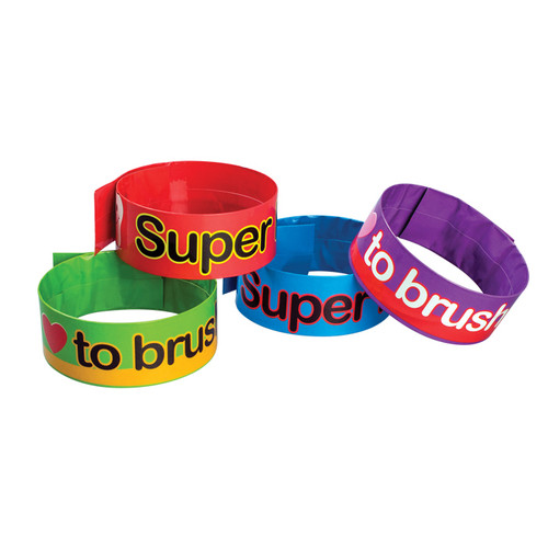 Kids Toys Dental Design Slap Bracelet 48/Box