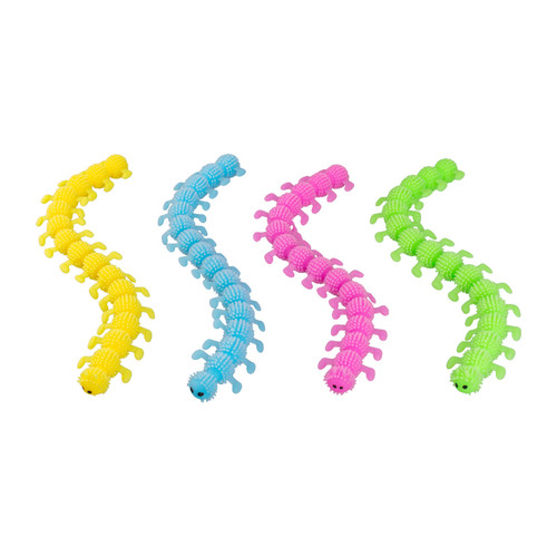 Kids Toys Stretchy Caterpillar Assortment 24/Box