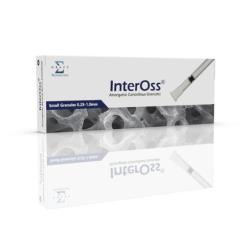 InterOss Syringe Anorganic Cancellous Bone Graft Granules Small, 0.25 cc, Syringe