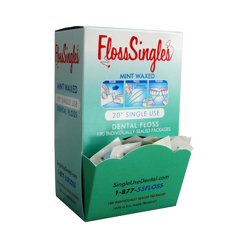 Flossingles Mint, 180/Box