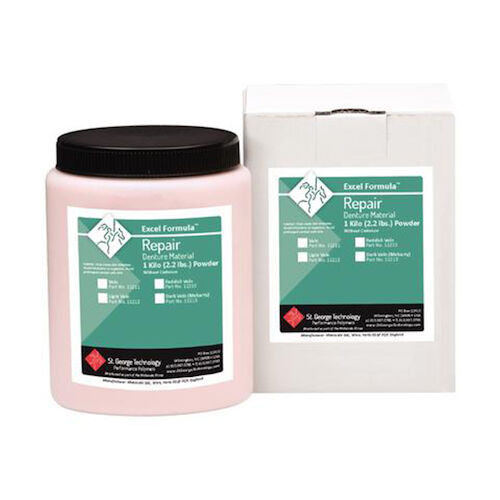 Excel Formula Repair Material Self Cure Powder, Lt. Veined, 2.2 lb