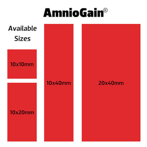 AminoGain , Amnion-Chorion Sheet, 10 x 10mm