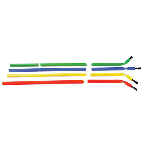 Bendable Applicator Brushes Regular, Black, 144/Pkg