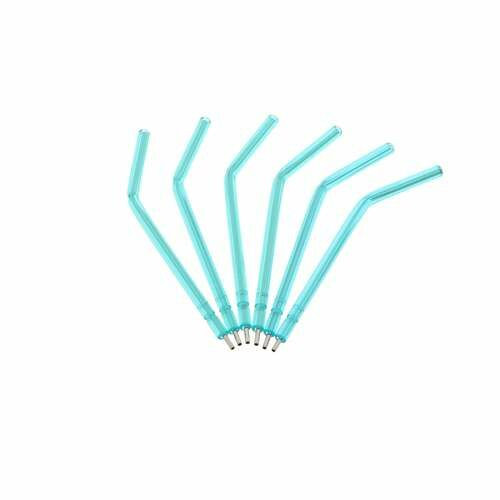 Disposable Air/Water Syringe Tips Teal, 250/Bag