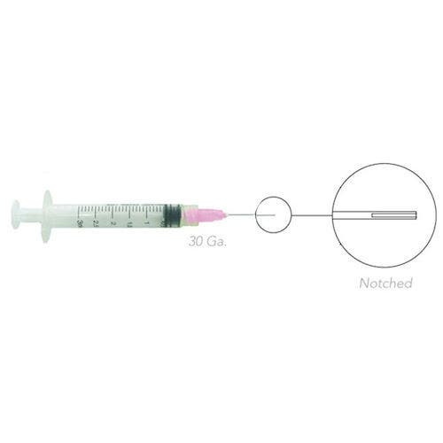 Endo Irrigation Syringes, 30 Gauge, 100/Box, Purple