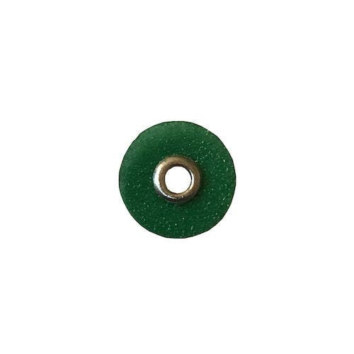Finishing and Polishing Disc System, 3/8" Diameter, 85/Pkg, Green, Coarse