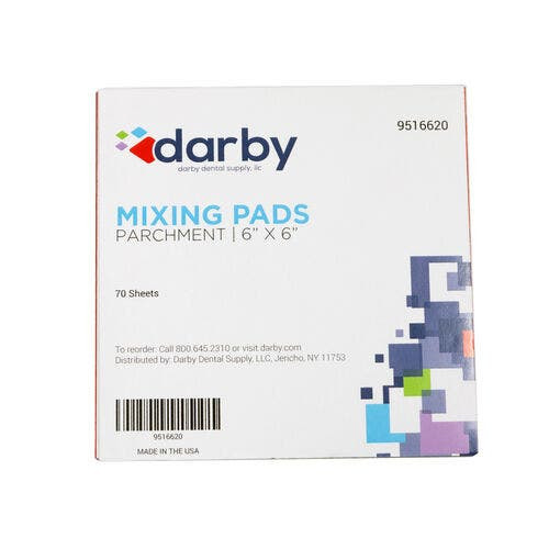 Mixing Pads, 6" x 6", 70 Sheets, Parchment