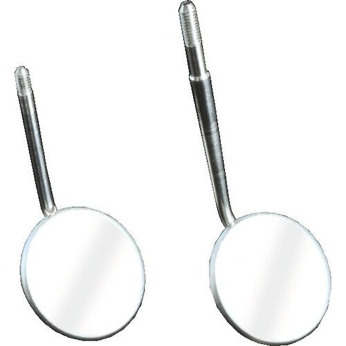 Front Surface Mirror Heads #4, Front Surface, Simple Stem, 12/Box