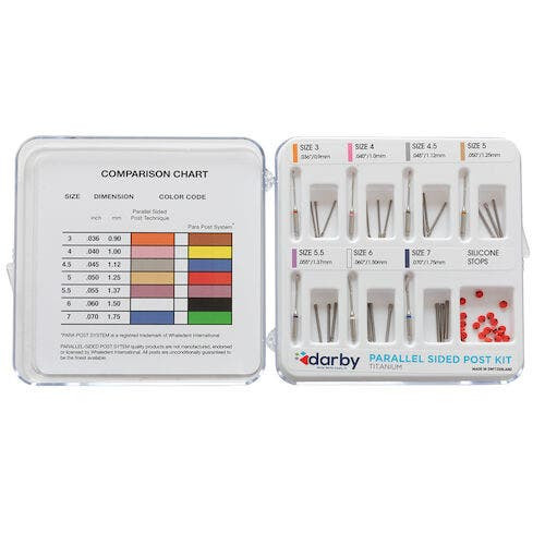 Parallel Sided Post Kit - Titanium, , Kit