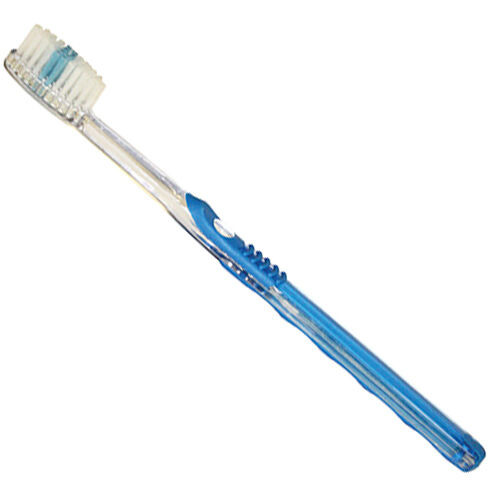 ClearGrip Adult Toothbrush Compact Head, 25 Tuft, Assorted, 72/Box