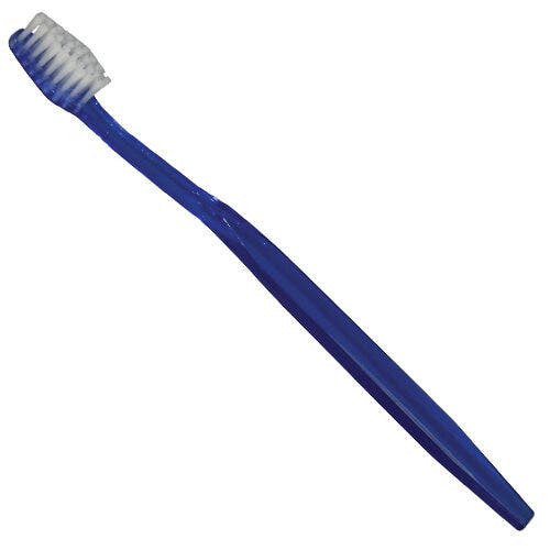 Adult Compact Diamond Head Toothbrush, Extra Soft Bristles, 28 Tufts, 72/Box
