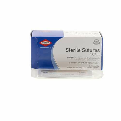 Chromic Gut Sutures 3/8" Reverse Cutting, NP-3, 4/0, 18", 12/Box