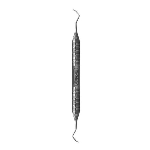 Curette Rule Double End Size 3/4 #6 Satin Steel Immunity Steel  (SR3/46)