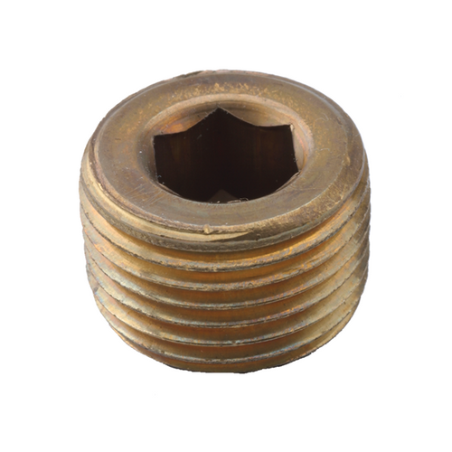 3/8" MPT Pipe Plug, Socket Head