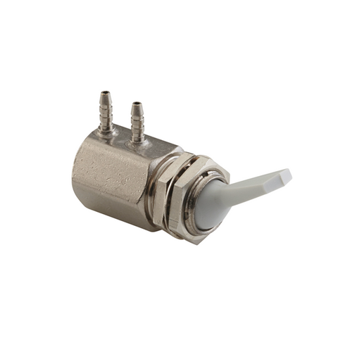 Toggle Valve, Side Port, 3-Way, Gray