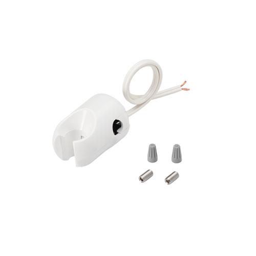 Holder, Electric Auto, Molded, Normally Open, White