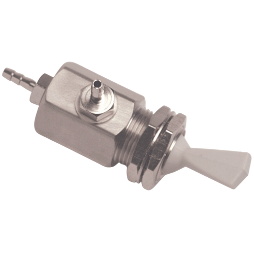 Toggle Valve, On/Off, 3-Way, Gray