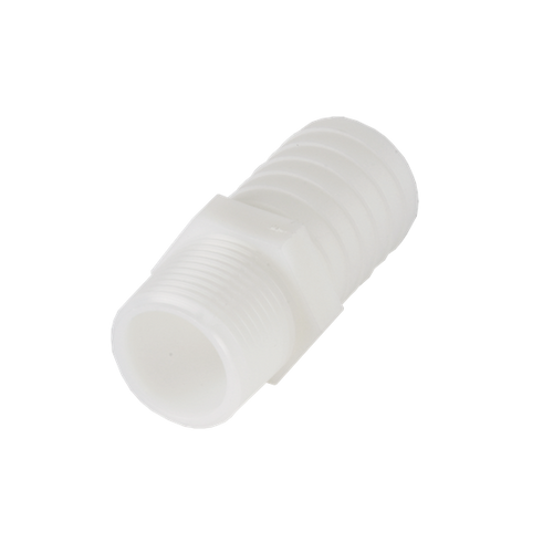 1" MPT x 1" Barb Adapter, Plastic
