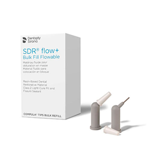 SureFil SDR Flow + Bulk Fill Flowable, A2 Shade, 0.25 Gm Compula Tips Refill, 15/Pk - Overstock