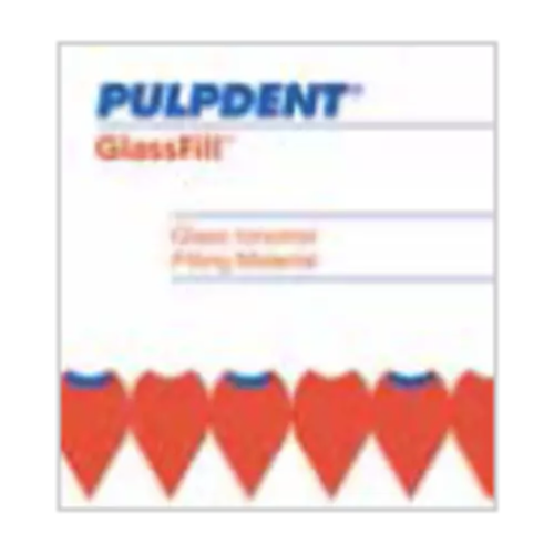 Pulpdent, GlassFill Universal Shade 30 gm Powder, 15mL liquid, scoop, mixing pad, IFU