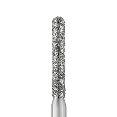 Parkell, Sterile Diamond Bur Round End Cylinder - Medium Grit 881-014M Pack of 10, SDS-881-014M