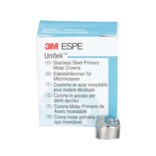 Unitek Stainless Steel Crowns Refills. Second Primary Molars, 5/Pk, LL5  Lower Right Size 5