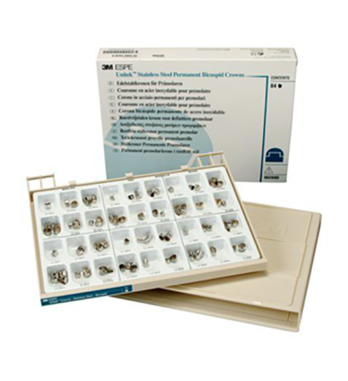 Unitek Crowns SS Bicuspid Se Permanent 84/box