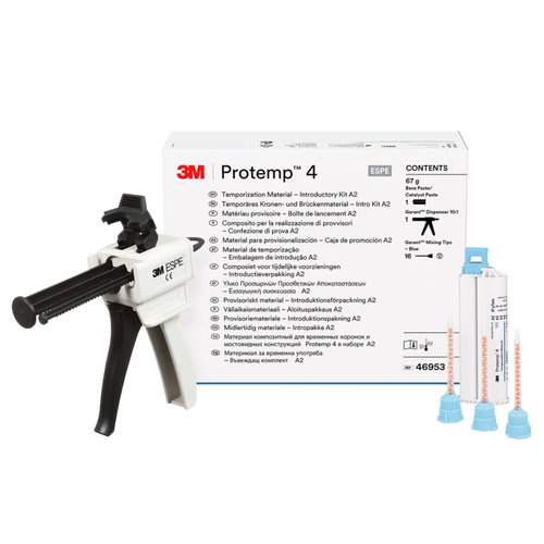 3M-Solventum, 3M™ Protemp™ 4 Temporization Material, 46953, Shade A2, Introductory Kit, 46953