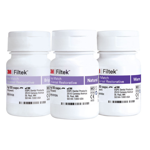3M-Solventum, 3M Filtek Easy Match Universal Restorative Intro Kit, 6210K, 0.2 g,Capsule, 60/KT, 6210K