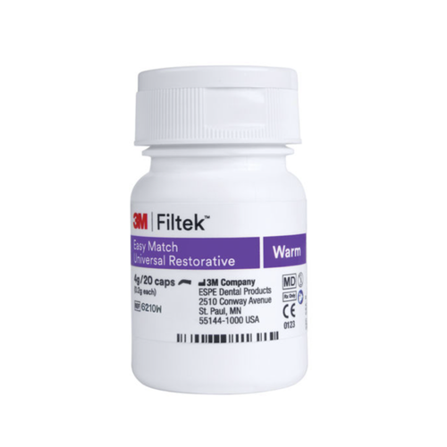 3M-Solventum, 3M Filtek Easy Match Universal Restorative, 6210W, Warm, 0.2 g,Capsule, 20/BT, 6210W