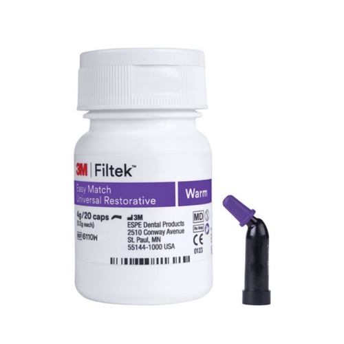 3M-Solventum, 3M Filtek Easy Match Universal Restorative, 6410W, Warm, 0.2 g, Capsule, 20/BT, 6410W
