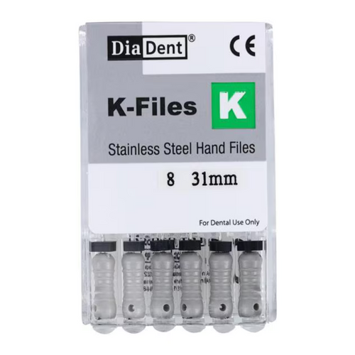 K-Files 31mm, 6/Box (Diadent), #45-80
