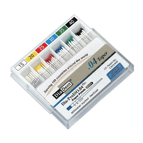 mm-Marked Dia-Pro ISO GT Paper Points .04, 100/Box, #50