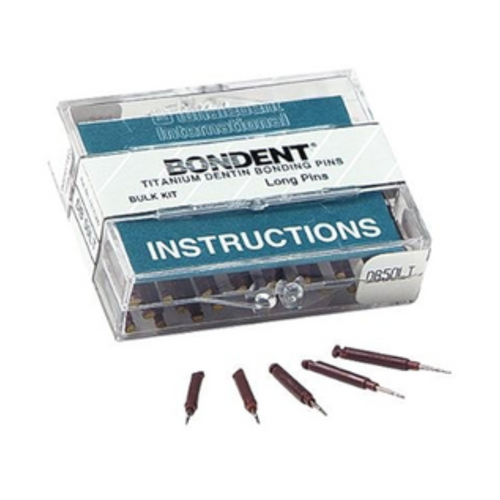 Bondent Pins Titanium Alloy Bulk Kit Short 0.017 in 50/Pk