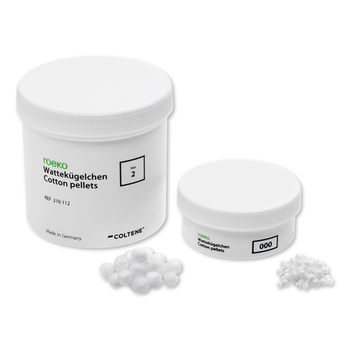 Coltene, Cotton Pellets #1 Medium 10gm Jar, 210111