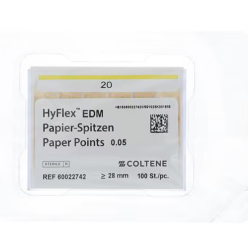Coltene, HyFlex EDM Paper Points .05 #20, 100 Pcs., 60022742
