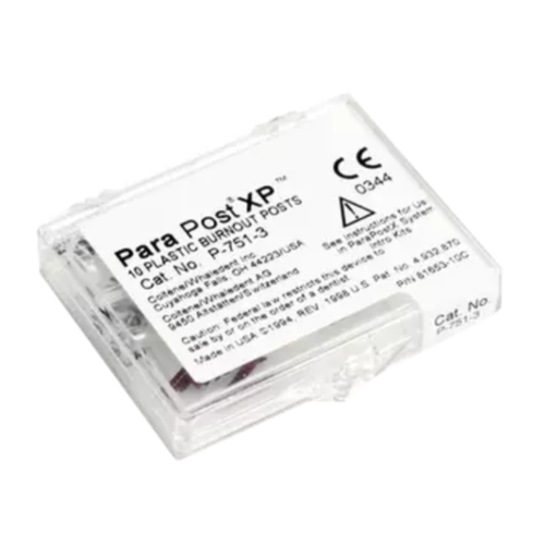 Coltene, #5 Red ParaPost XP Plastic Lab Burnout Posts Refill 10 pcs, P7515