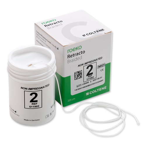 Coltene, ROEKO Retracto, Braided, Non-Impregnated, 2 medium, 1 pc, 511002